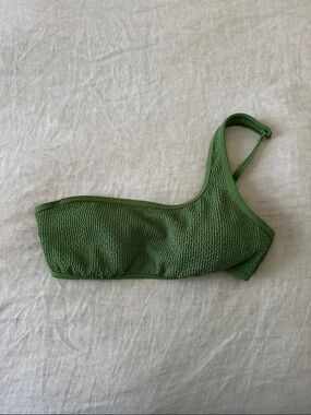 abercrombie green swim top